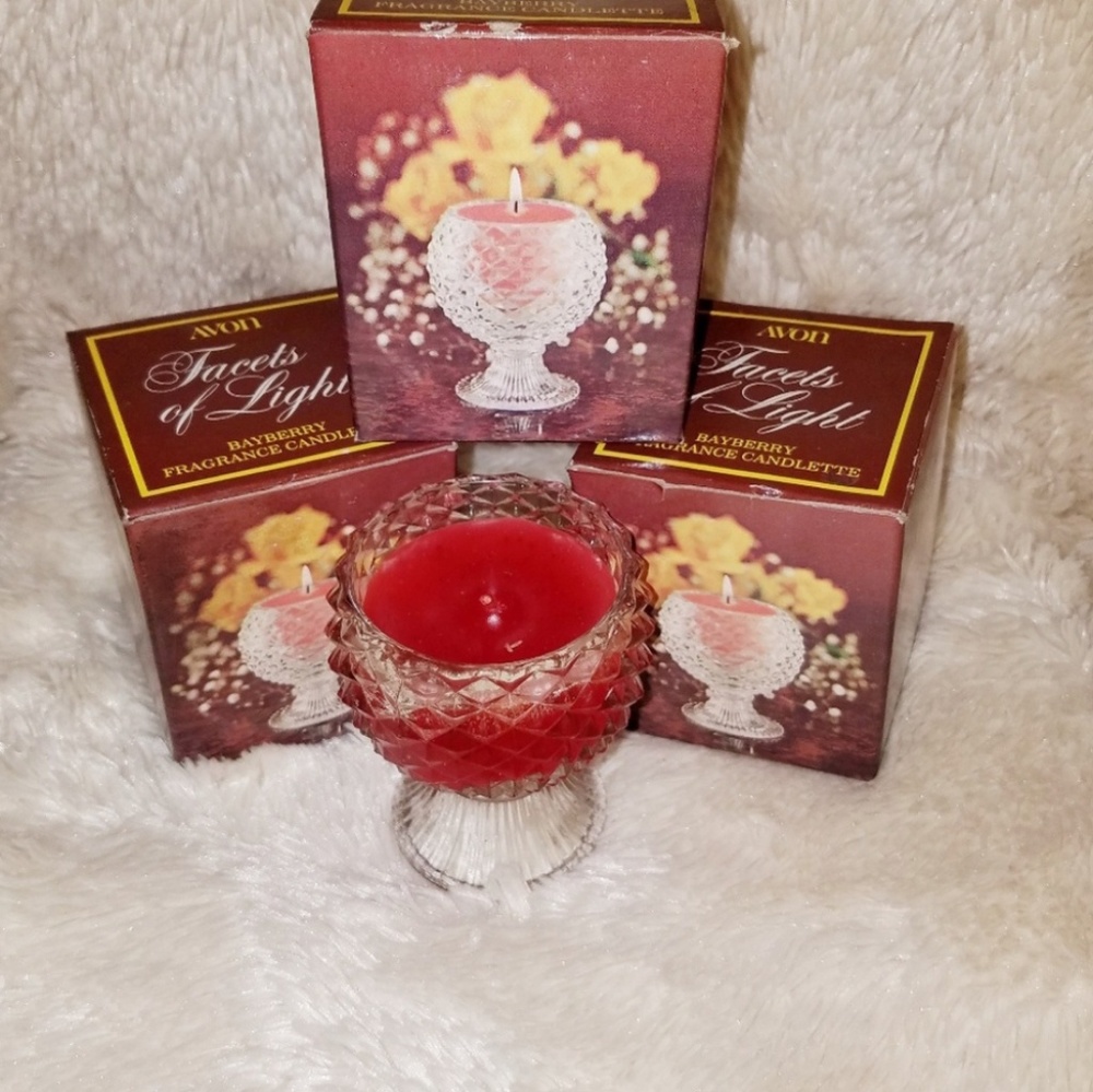 3 Vintage Avon Candlettes